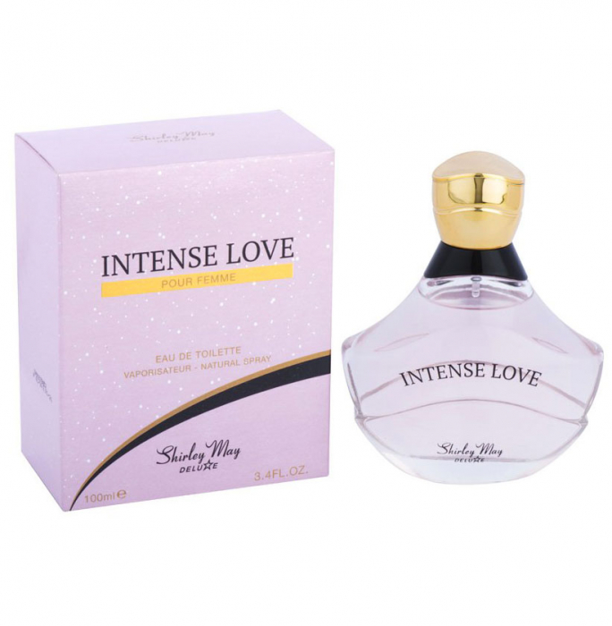 Apa de Toaleta Shirley May Deluxe, INTENSE LOVE, dama, EDT, 100 ml