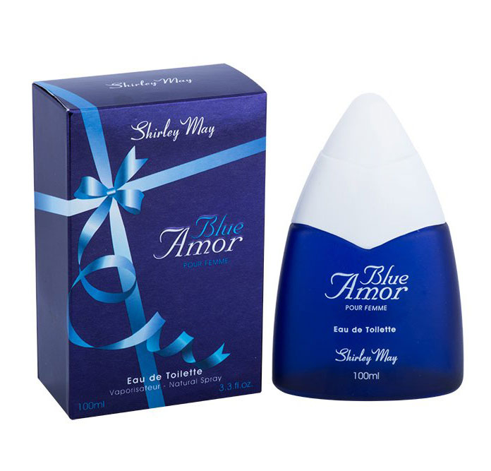 Apa de Toaleta Shirley May Blue Amor, dama, EDT, 100 ml