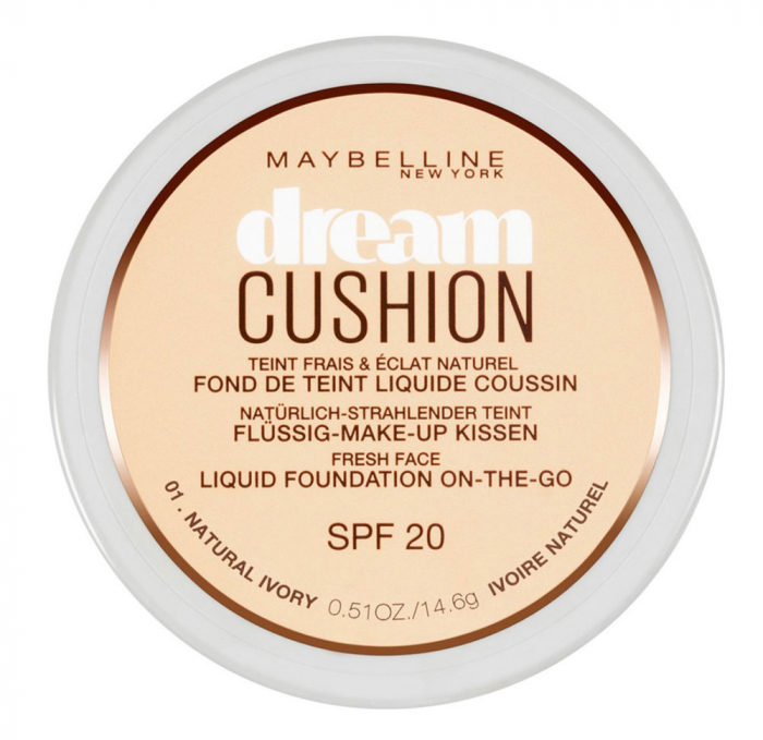 Fond de ten Maybelline Dream Cushion Liquid Foundation 01 Natural Ivory 14.6 g