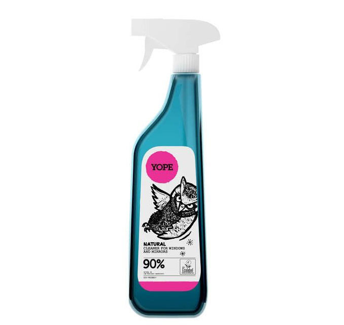 Spray curatare geamuri biodegradabil fara aroma Yope 750 ml