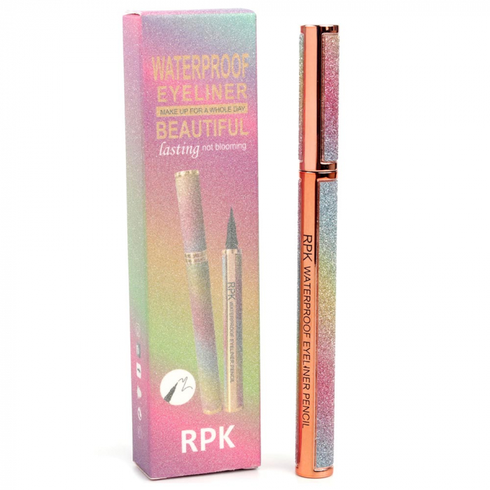 Tus de ochi carioca Waterproof RPK, Beautiful Eyeliner, Negru Intens