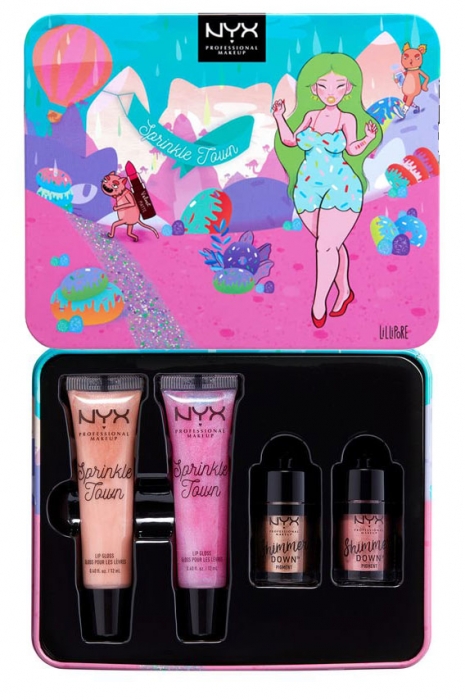 Set Cadou NYX Professional Sprinkle Town Eye and Lip Set Limited Edition