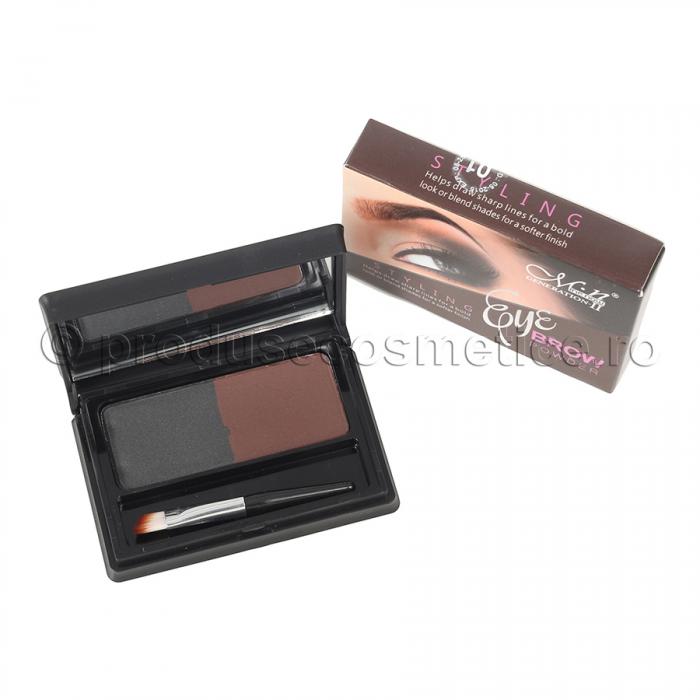 Kit de Sprancene MENOW GENERATION II cu 2 Pudre pentru Definire 01