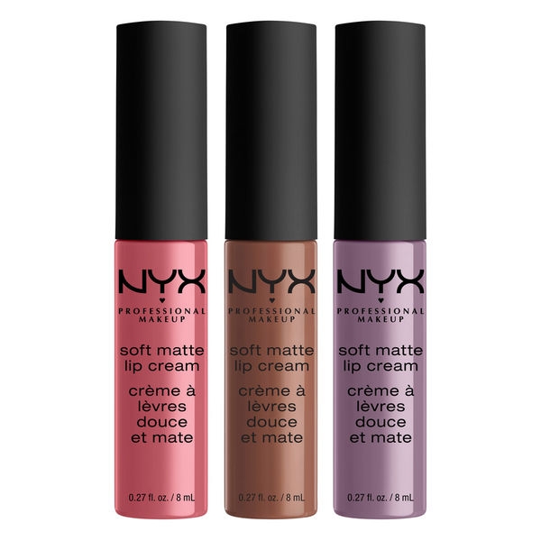 Set De 3 Rujuri Lichide Mate Nyx Professional Makeup Soft Matte Lip Cream 15 8 ml